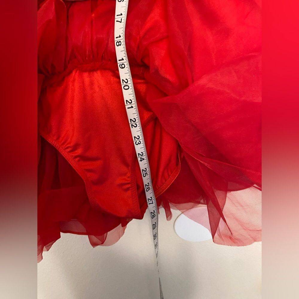 WEISSMAN Dance costume red tutu dress Feelin' The Power 14158 SA-Small adult - Picture 5 of 9